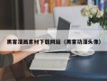 海口黑客漫画素材下载网站（黑客动漫头像）